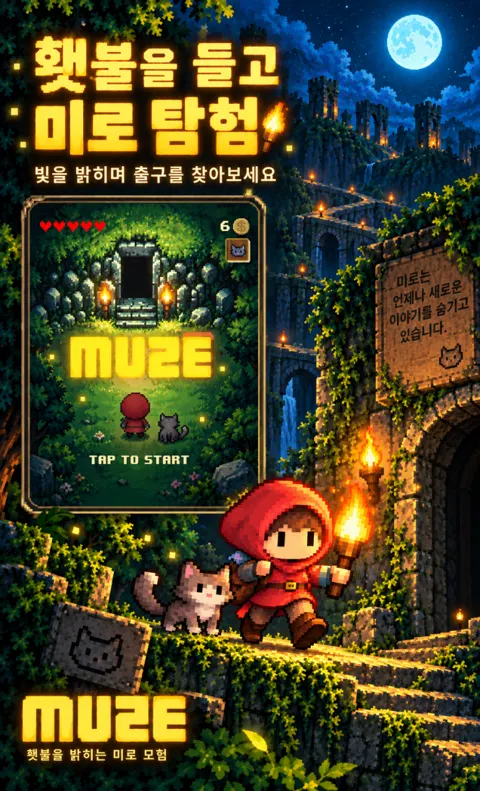 MUZE 시작 화면