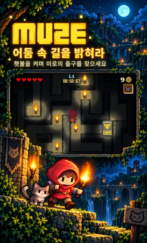 MUZE 게임 화면